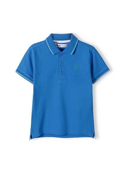 Bluzka polo dla chłopca z krótkim rękawem- niebieska ze sklepu 5.10.15 w kategorii T-shirty chłopięce - zdjęcie 169690016