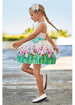 Sukienka lamówka w kwiaty dla dziewczynki Mayoral ze sklepu 5.10.15 w kategorii Sukienki dziewczęce - zdjęcie 169690407
