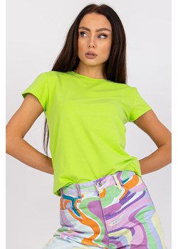 Fluo zielony t-shirt basic Peachy ze sklepu 5.10.15 w kategorii Bluzki damskie - zdjęcie 169690409