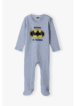 Pajac niemowlęcy bawełniany Batman ze sklepu 5.10.15 w kategorii Pajacyki - zdjęcie 169690419