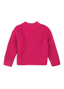 Niemowlęcy sweter nierozpinany z półgolfem - różowy ze sklepu 5.10.15 w kategorii Bluzy i swetry - zdjęcie 169690447