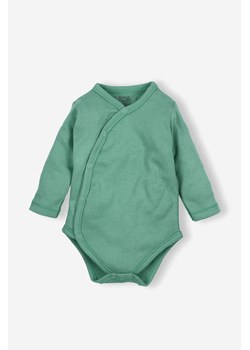 Body niemowlęce z bawełny organicznej dla chłopca zielone długi rękaw ze sklepu 5.10.15 w kategorii Body niemowlęce - zdjęcie 169690499