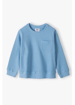 Niebieska bluza dresowa z kieszonką - unisex - Limited Edition ze sklepu 5.10.15 w kategorii Bluzy chłopięce - zdjęcie 169690807
