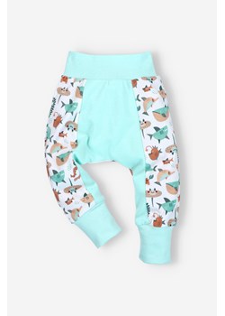 Spodnie niemowlęce z bawełny organicznej dla chłopca ze sklepu 5.10.15 w kategorii Spodnie i półśpiochy - zdjęcie 169691495