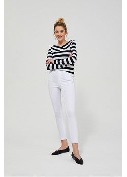 Spodnie damskie rurki - białe ze sklepu 5.10.15 w kategorii Spodnie damskie - zdjęcie 169691559