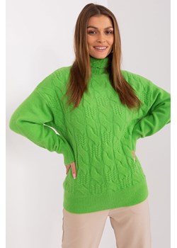 Damski sweter z golfem jasny zielony ze sklepu 5.10.15 w kategorii Swetry damskie - zdjęcie 169691719