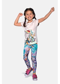 Legginsy dziewczęce w kolorowe wzorki 200 den ze sklepu 5.10.15 w kategorii Spodnie dziewczęce - zdjęcie 169691789