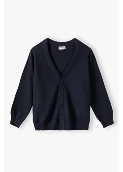 Elegancki granatowy sweter chłopięcy - rozpinany ze sklepu 5.10.15 w kategorii Swetry chłopięce - zdjęcie 169692127