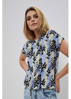 Koszula damska z wiskozy we wzorki ze sklepu 5.10.15 w kategorii Bluzki damskie - zdjęcie 169692206