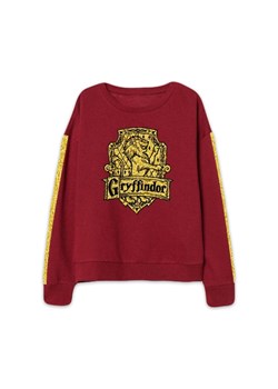 Czerwona bluza z bawełny dla dziewczynki Harry Potter ze sklepu 5.10.15 w kategorii Bluzy dziewczęce - zdjęcie 169692335