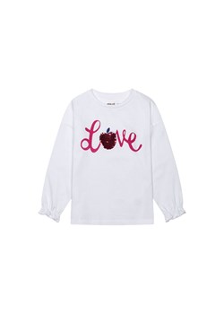 Biała bluzka dziewczęca z napisem LOVE ze sklepu 5.10.15 w kategorii Bluzki dziewczęce - zdjęcie 169692535