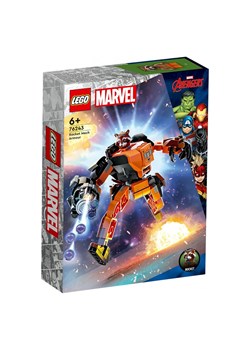 Klocki LEGO Super Heroes 76243 Mechaniczna zbroja Rocketa - 98 elementów, wiek 6 + ze sklepu 5.10.15 w kategorii Zabawki - zdjęcie 169692588