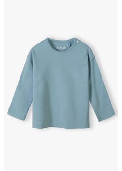 Bawełniana niebieska bluzka niemowlęca ze sklepu 5.10.15 w kategorii Kaftaniki i bluzki - zdjęcie 169692707