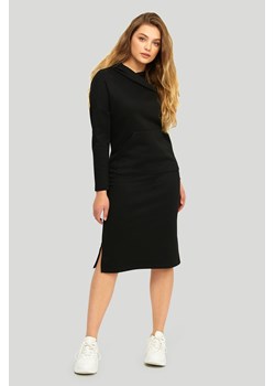 Sukienka damska z kapturem czarna ze sklepu 5.10.15 w kategorii Sukienki - zdjęcie 169692778