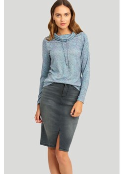 Nierozpinany sweter damski niebieski ze sklepu 5.10.15 w kategorii Swetry damskie - zdjęcie 169692899