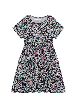Szara sukienka dziewczęca w kolorowe cętki ze sklepu 5.10.15 w kategorii Sukienki dziewczęce - zdjęcie 169692965