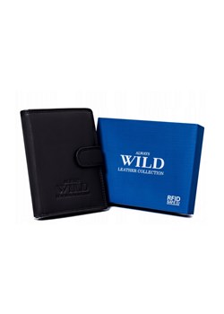 Duży, skórzany portfel męski w orientacji pionowej - Always Wild czarny ze sklepu 5.10.15 w kategorii Portfele męskie - zdjęcie 169693037