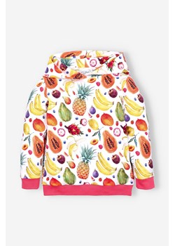 Bluza dresowa dziewczęca z kapturem - I Love Colors - Owoce ze sklepu 5.10.15 w kategorii Bluzy dziewczęce - zdjęcie 169693058