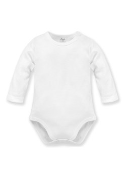 Białe body bawełniane z długim rękawem Lovely Day white ze sklepu 5.10.15 w kategorii Body niemowlęce - zdjęcie 169694147