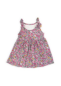 Sukienka bawełniana na ramiączkach w kwiatki Lea ze sklepu 5.10.15 w kategorii Sukienki niemowlęce - zdjęcie 169694196