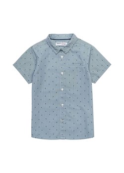 Koszula chłopięca bawełniana z krótkim rękawem - niebieska ze sklepu 5.10.15 w kategorii Koszule chłopięce - zdjęcie 169694238