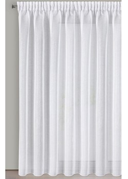 Firana gotowa lena na taśmie 350 x 270 cm biały ze sklepu 5.10.15 w kategorii Firany - zdjęcie 169694258
