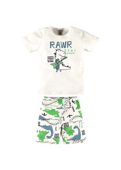 Dwuczęściowa bawełniana piżama chłopięca w dinozaury ze sklepu 5.10.15 w kategorii Piżamy dziecięce - zdjęcie 169694347