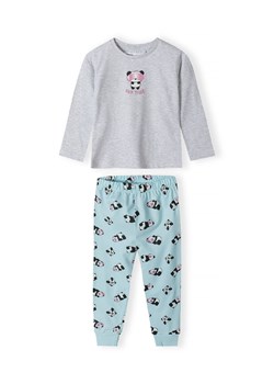 Piżama z długim rękawem oraz nadrukiem z misiem pandą dziewczęca ze sklepu 5.10.15 w kategorii Piżamy dziecięce - zdjęcie 169694477