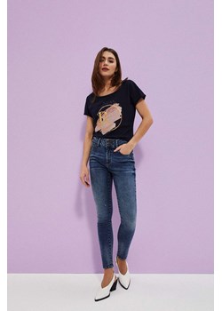 Spodnie jeansowe damskie push up ze sklepu 5.10.15 w kategorii Jeansy damskie - zdjęcie 169694547