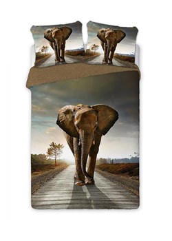 Komplet pościeli w słonie 160x200+2x70x80 cm ze sklepu 5.10.15 w kategorii Pościel dziecięca - zdjęcie 169694718