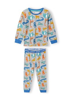 Piżama z długim rękawem z nadrukiem w kolorowe zwierzęta dla chłopca ze sklepu 5.10.15 w kategorii Piżamy dziecięce - zdjęcie 169694788
