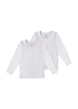 Dziecięca bluzka z długim rękawem 2-pack biała ze sklepu 5.10.15 w kategorii T-shirty chłopięce - zdjęcie 169694807