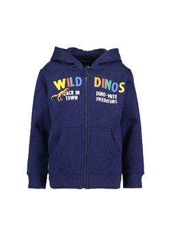 Dresowa bluza dla chłopca - granatowa Dino ze sklepu 5.10.15 w kategorii Bluzy chłopięce - zdjęcie 169694939