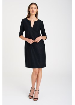 Czarna sukienka damska z dekoltem ze sklepu 5.10.15 w kategorii Sukienki - zdjęcie 169694945