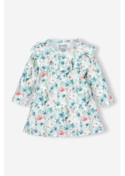 Sukienka niemowlęca z bawełny organicznej - FLOWERS ze sklepu 5.10.15 w kategorii Sukienki niemowlęce - zdjęcie 169695108