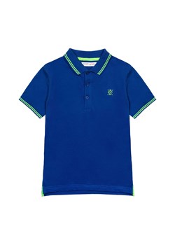 T-shirt niemowlęcy niebieski polo ze sklepu 5.10.15 w kategorii Koszulki niemowlęce - zdjęcie 169695128