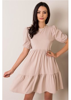 RUE PARIS Beżowa sukienka Perla ze sklepu 5.10.15 w kategorii Sukienki - zdjęcie 169695358
