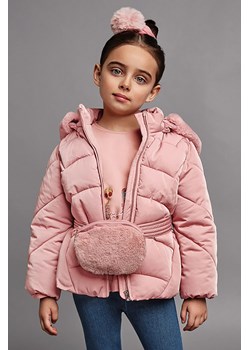 Kurtka zimowa dziewczęca z nerką - różowa ze sklepu 5.10.15 w kategorii Kurtki dziewczęce - zdjęcie 169695445