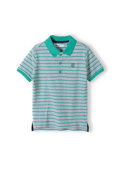 Bluzka polo dla chłopca z krótkim rękawem w paski ze sklepu 5.10.15 w kategorii T-shirty chłopięce - zdjęcie 169695696