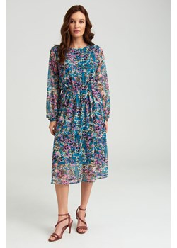 Sukienka damska w kolorowe wzory ze sklepu 5.10.15 w kategorii Sukienki - zdjęcie 169695785