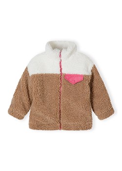 Ciepła jesienna kurtka z misia ze stójką dla dziewczynki ze sklepu 5.10.15 w kategorii Kurtki dziewczęce - zdjęcie 169695839