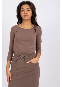 Brązowa bluzka Mona ze sklepu 5.10.15 w kategorii Bluzki damskie - zdjęcie 169696109