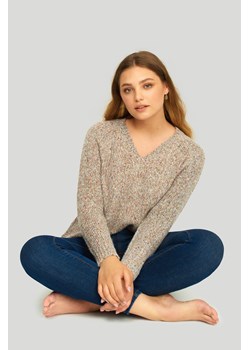 Sweter o luźnym kroju - szary ze sklepu 5.10.15 w kategorii Swetry damskie - zdjęcie 169696247