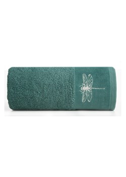 Turkusowy ręcznik 50x90 cm z haftowaną ważką ze sklepu 5.10.15 w kategorii Ręczniki - zdjęcie 169696338