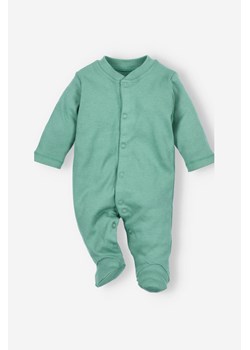 Pajac niemowlęcy z bawełny organicznej zielony ze sklepu 5.10.15 w kategorii Pajacyki - zdjęcie 169696467