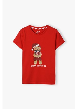 Bawełniany tshirt z nadrukiem "Sama słodycz" dla dziewczynki ze sklepu 5.10.15 w kategorii Bluzki dziewczęce - zdjęcie 169696569