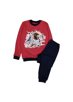 Piżama chłopięca czerwono-granatowa piłkarze ze sklepu 5.10.15 w kategorii Piżamy dziecięce - zdjęcie 169697088