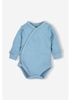 Body niemowlęce z bawełny organicznej - niebieskie ze sklepu 5.10.15 w kategorii Body niemowlęce - zdjęcie 169697616