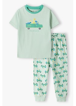 Zielona piżama chłopięca w dinozaury - 5.10.15. ze sklepu 5.10.15 w kategorii Piżamy dziecięce - zdjęcie 169697745