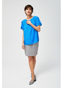 Bluzka koszulowa we wzory niebieska ze sklepu 5.10.15 w kategorii Bluzki damskie - zdjęcie 169697817